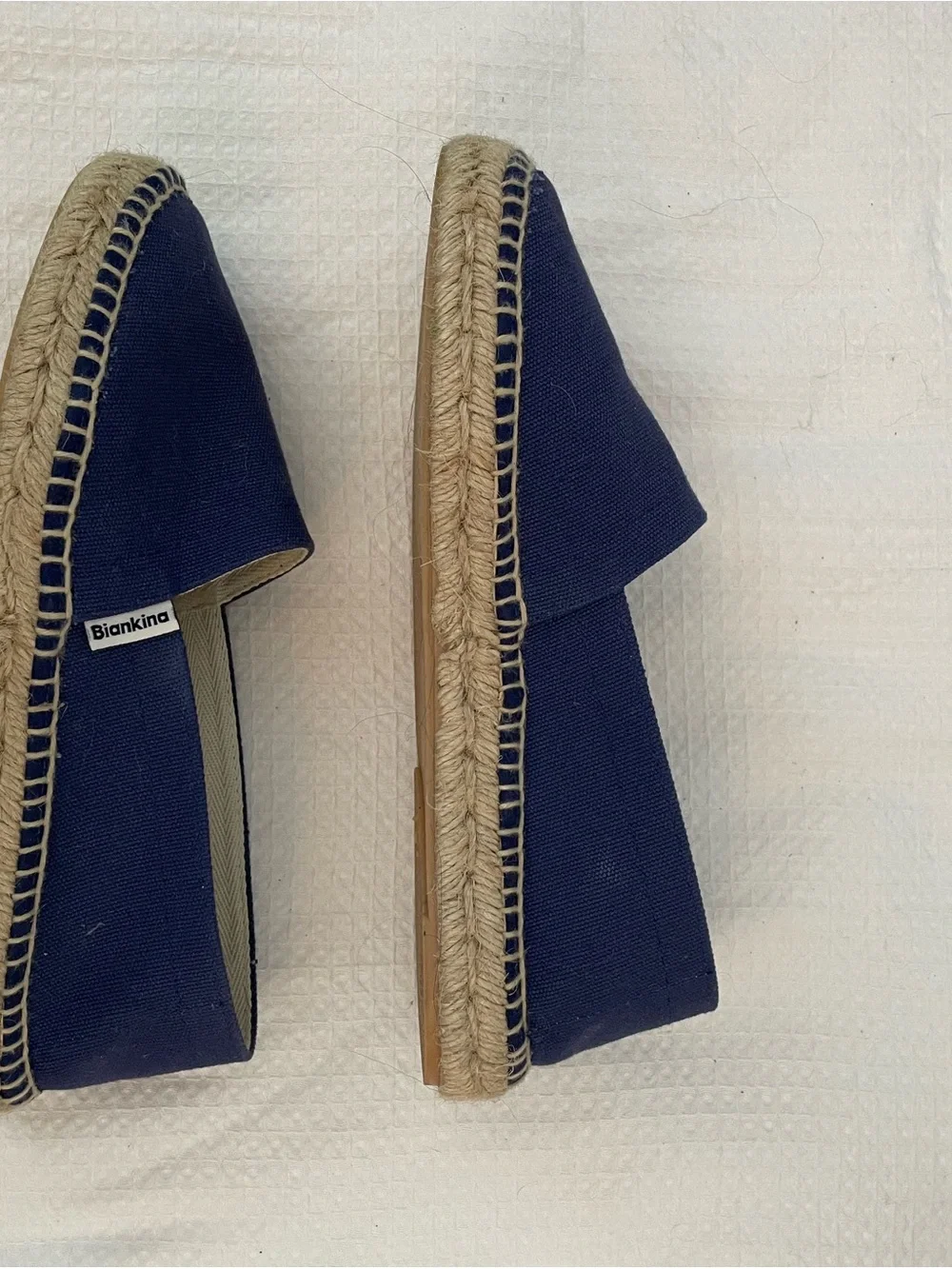 Classic Women's Navy Espadrille Slip-Ons